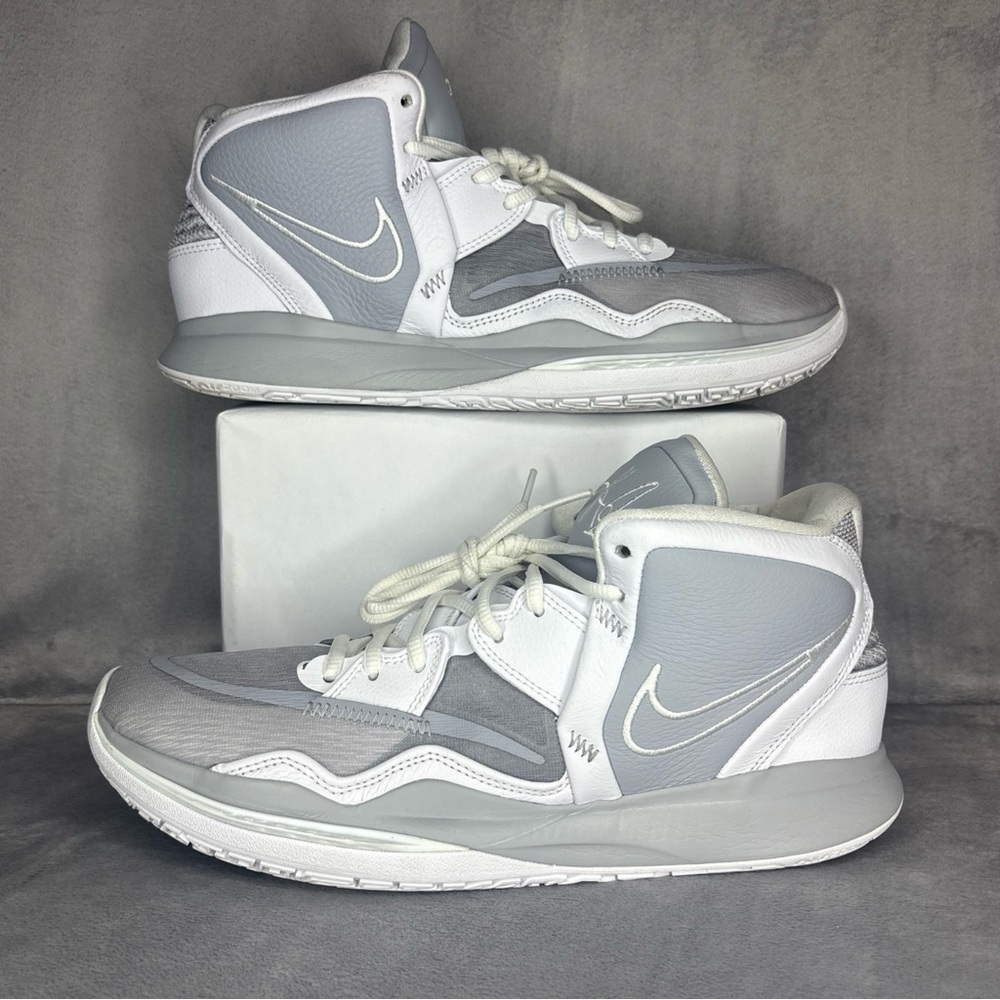 Nike Kyrie Infinity White Gray Basketball Shoes Men’s Size 12